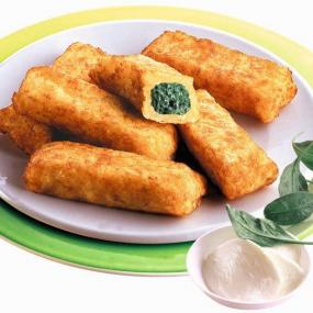 BATATA SUICA MUSSARELA COM ESPINAFRE