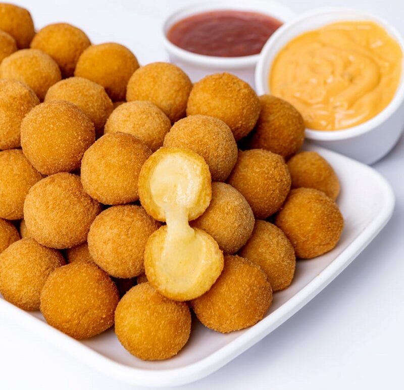 POLENTA RECHEADA COM QUEIJO